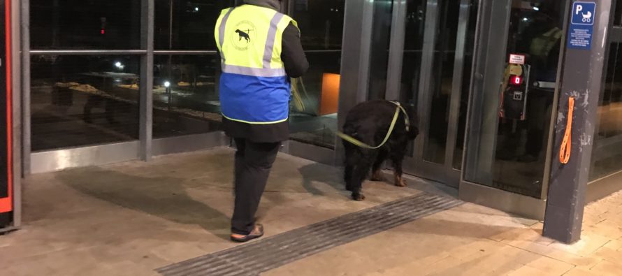 Training am Bahnhof